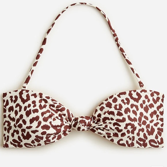 NWT J. Crew Knot Bandeau Bikini Top - Picture 4 of 7